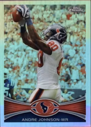 2012 Topps Chrome Refractors #155 Andre Johnson (15-Y8-NFLTEXANS)