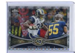 2012 Topps Chrome Xfractors #87 Steven Jackson (15-Y8-NFLRAMS)