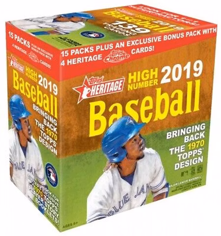 2019 Topps Heritage High Number Baseball (Monster Box)