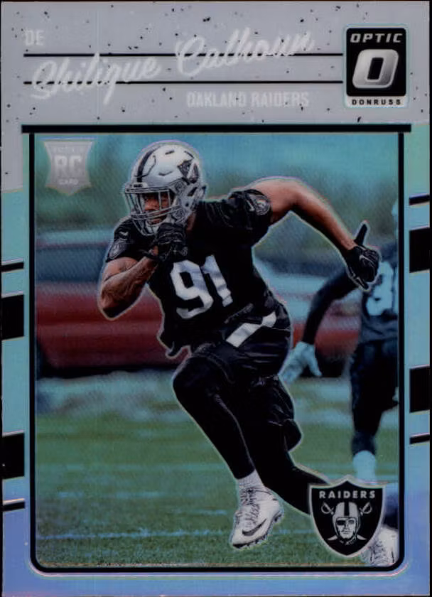 2016 Donruss Optic Holo #141 Shilique Calhoun (15-Y8-NFLRAIDERS)