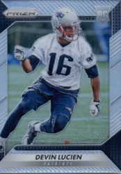 2016 Panini Prizm #299 Devin Lucien RC (15-Y8-NFLPATRIOTS)
