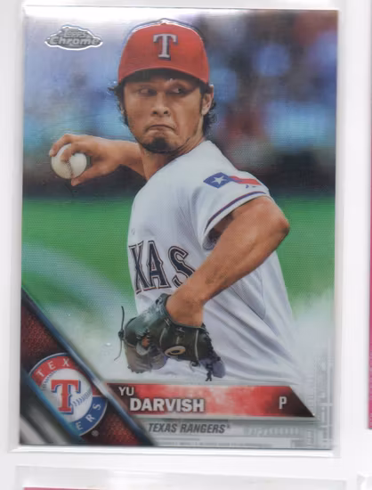 2016 Topps Chrome Refractors #20 Yu Darvish (10-Y9-MLBRANGERS)