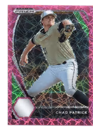2021 Panini Prizm Draft Picks Prizms Pink Velocity #107 Chad Patrick (12-Y6-MLBOTHERS)