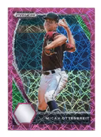 2021 Panini Prizm Draft Picks Prizms Pink Velocity #114 Micah Ottenbreit (12-Y6-MLBOTHERS)