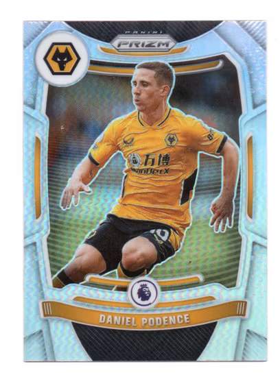 2021-22 Panini Prizm English Premier League Prizms Silver #60 Daniel Podence (12-Y4-SOCCERWOLVERHAMPTON)