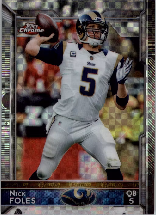 2015 Topps Chrome Xfractors #74 Nick Foles (20-Y9-NFLRAMS)