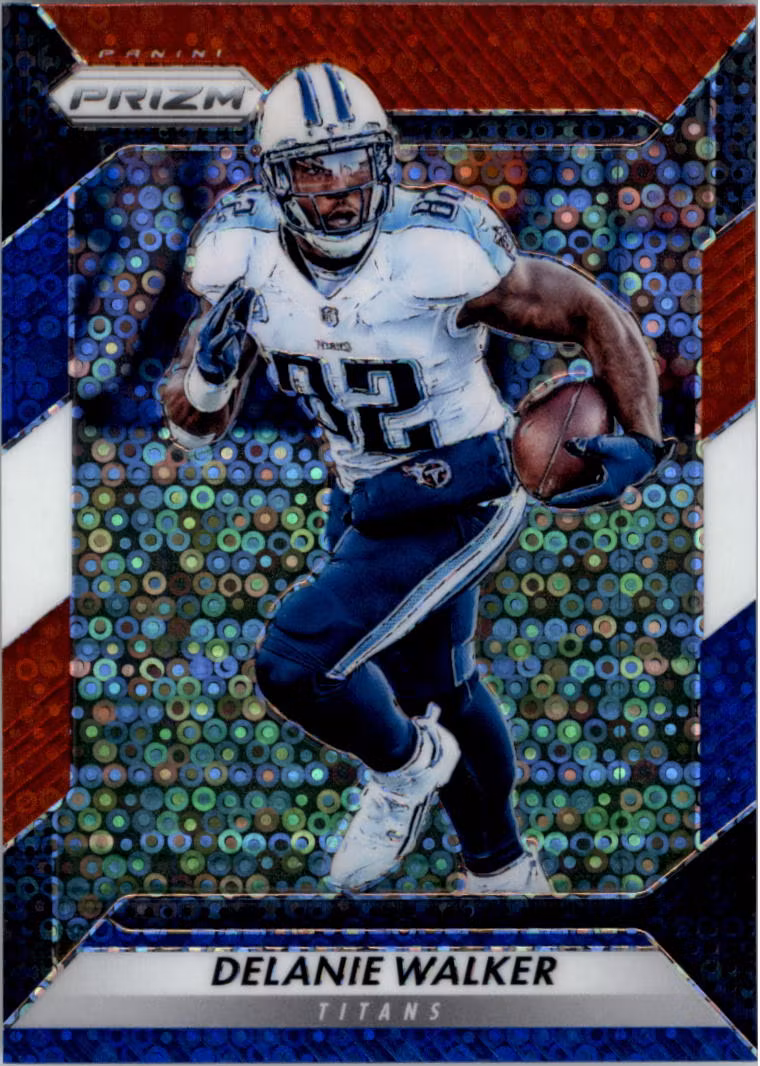 2016 Panini Prizm Prizms Red White and Blue #94 Delanie Walker (15-Y9-NFLTITANS)