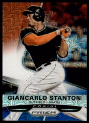 2015 Panini Prizm Prizms Red White and Blue Mojo #71 Giancarlo Stanton (20-Y10-MLBMARLINS)