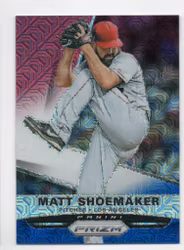 2015 Panini Prizm Prizms Red White and Blue Mojo #115 Matt Shoemaker (15-Y11-MLBANGELS)