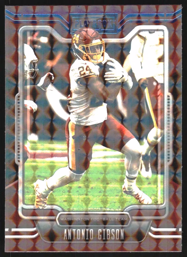 2021 Panini Playbook Mosaic #95 Antonio Gibson (15-Y15-NFLREDSKINS)