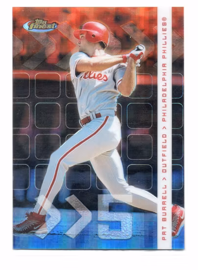 2002 Finest X-Fractors #16 Pat Burrell (20-AA6-MLBPHILLIES)