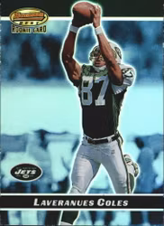 2000 Bowman's Best #126 Laveranues Coles RC (15-AA7-NFLJETS)