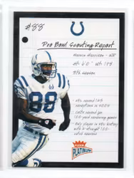 2003 Fleer Platinum Pro Bowl Scouting Report #11 Marvin Harrison (30-AA5-NFLCOLTS)