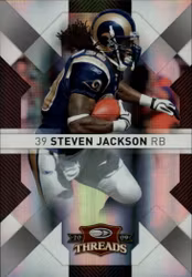 2009 Donruss Threads Silver Holofoil #90 Steven Jackson (20-AA7-NFLRAMS)