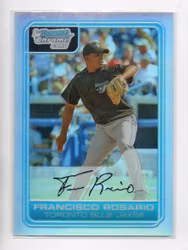 2006 Bowman Chrome Prospects Refractors #BC138 Francisco Rosario (15-AA6-MLBBLUEJAYS)