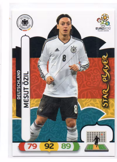 2012 Panini Adrenalyn XL UEFA Euro 2012 #NA Mesut Ozil (10-AA5-SOCCERGERMANY)