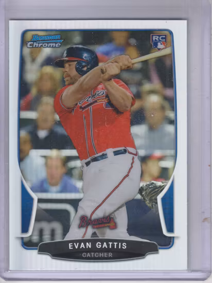 2013 Bowman Chrome Draft Refractors #37 Evan Gattis (15-AA7-MLBBRAVES)