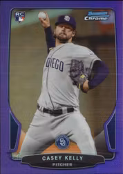 2013 Bowman Chrome Purple Refractors #11 Casey Kelly (15-AA6-MLBPADRES)