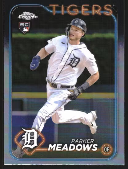 2024 Topps Chrome Refractors #271 Parker Meadows (15-AA4-MLBTIGERS)