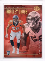 2018 Panini Illusions Red #3 Bradley Chubb Von Miller (30-AA5-NFLBRONCOS)