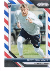 2018 Panini Prizm Prizms Red White and Blue #280 Troy Fumagalli (20-AA6-NFLBRONCOS)