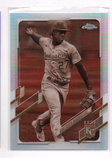 2021 Topps Chrome Sepia Refractors #74 Adalberto Mondesi (15-AA6-MLBROYALS)