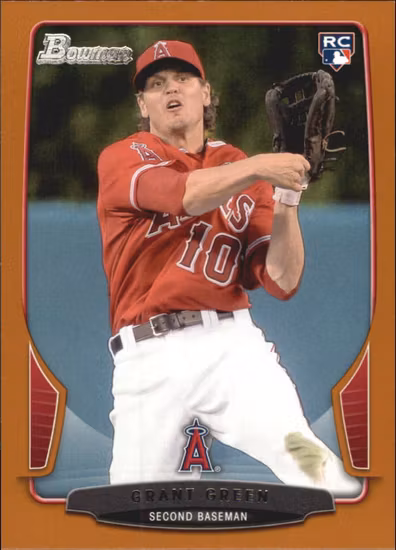 2013 Bowman Draft Orange #28 Grant Green (12-BB4-MLBANGELS)