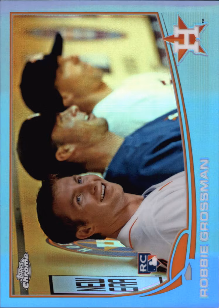 2013 Topps Chrome Blue Refractors #82 Robbie Grossman (30-BB4-MLBASTROS)