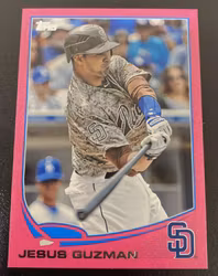 2013 Topps Pink #411 Jesus Guzman (40-BB4-MLBPADRES)