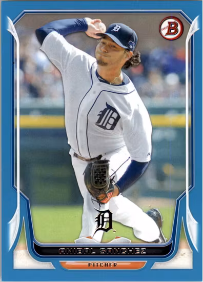 2014 Bowman Blue #60 Anibal Sanchez (15-BB4-MLBTIGERS)