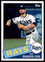 2020 Topps '85 Topps Silver Pack Chrome Series 2 #85TC43 Brandon Lowe (15-BB4-MLBRAYS)