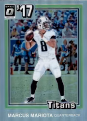 2017 Donruss Optic ''81 Tribute Holo #29 Marcus Mariota (25-BB4-NFLTITANS)
