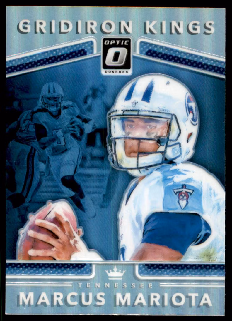2017 Donruss Optic Gridiron Kings Holo #5 Marcus Mariota (20-BB4-NFLTITANS)
