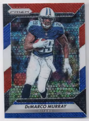 2016 Panini Prizm Prizms Red White and Blue #64 DeMarco Murray (15-BB10-NFLTITANS)