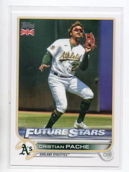 2022 Topps UK #35 Cristian Pache FS (12-CC1-MLBATHLETICS)