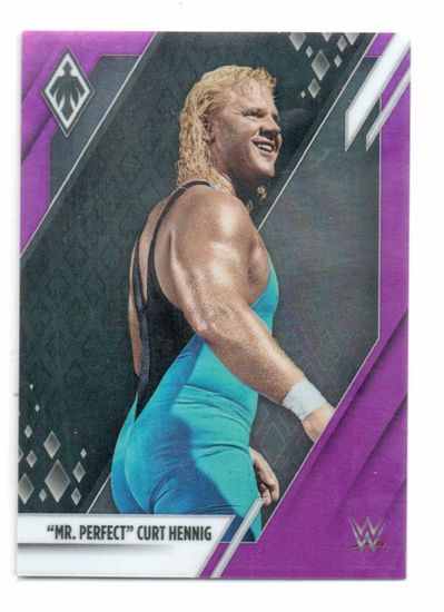 2022 Panini Chronicles WWE Purple #302 Mr. Perfect Curt Hennig Phoenix (100-AA2-WRESTLING)