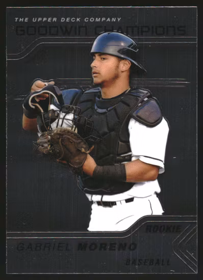 2023 Upper Deck Goodwin Champions Platinum #P46 Gabriel Moreno (12-X15-MLBOTHERS)