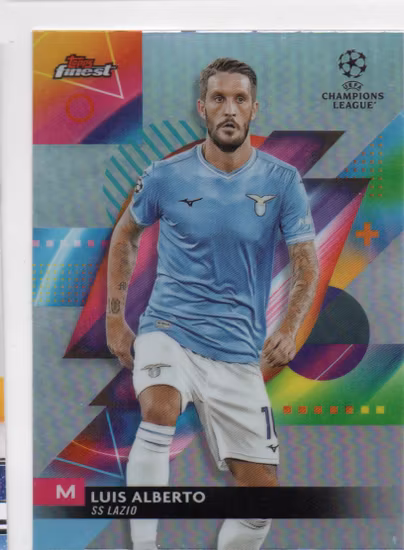 2023-24 Finest UEFA Club Competitions Refractors #97 Luis Alberto (15-AA7-SOCCERLAZIO)