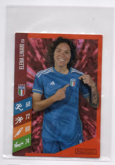 2023 Panini Family McDonald's FIFA Women's World Cup Stickers #NA Elena Linari (100-AA2-SOCCERITALY) UNCERTAIN SET