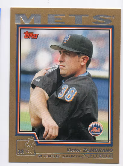 2004 Topps Traded Gold #T46 Victor Zambrano (15-CC9-MLBMETS)