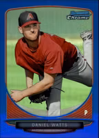 2013 Bowman Chrome Prospects Blue Refractors #BCP111 Daniel Watts (20-CC9-MLBDIAMONDBACKS)