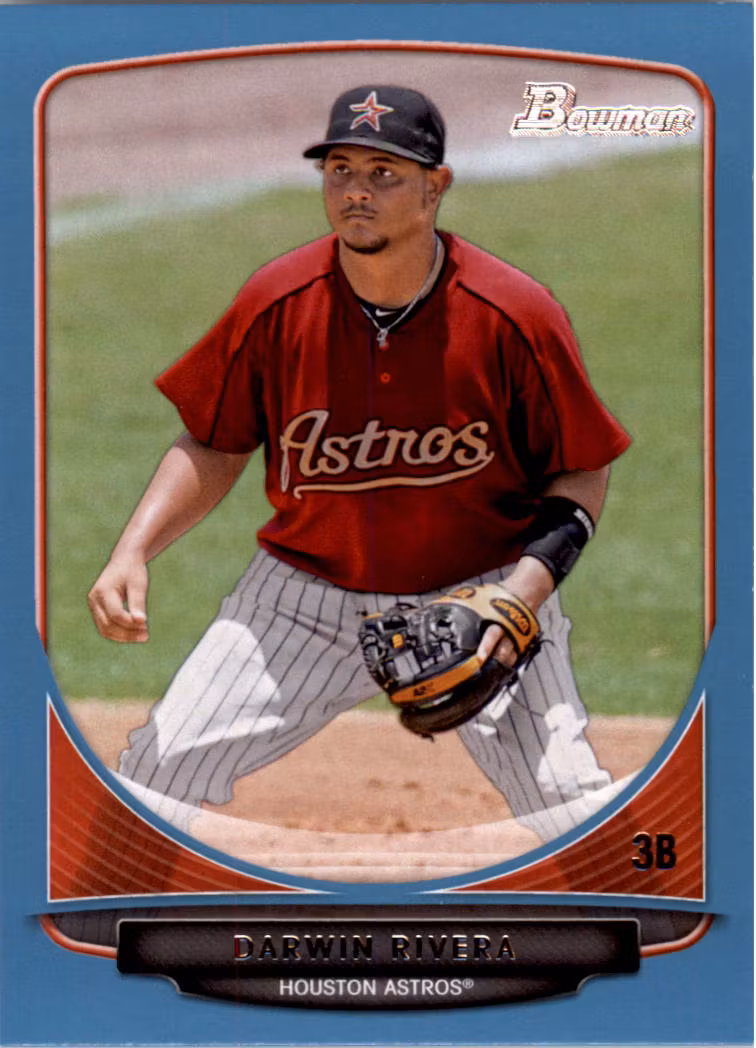 2013 Bowman Prospects Blue #BP20 Darwin Rivera (12-CC10-MLBASTROS)