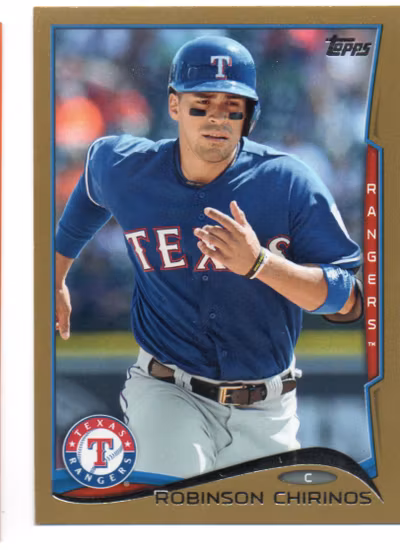 2014 Topps Update Gold #US193 Robinson Chirinos (12-CC10-MLBRANGERS)