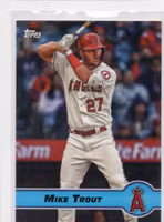 2022 Topps UK '97-98 Merlins Premier Gold Redux #PG3 Mike Trout (30-CC10-MLBANGELS)