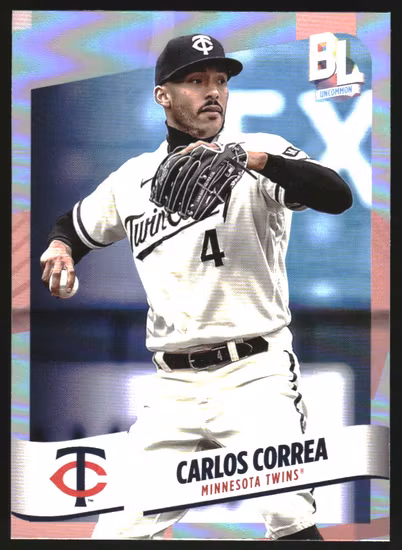 2024 Topps Big League #215 Carlos Correa RNBW FOIL (10-CC10-MLBTWINS)