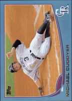 2013 Topps Wal-Mart Blue Border #449 Michael Cuddyer (10-DD8-MLBROCKIES)