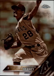 2016 Topps Chrome Sepia Refractors #101 Andrew Heaney (15-DD8-MLBANGELS)