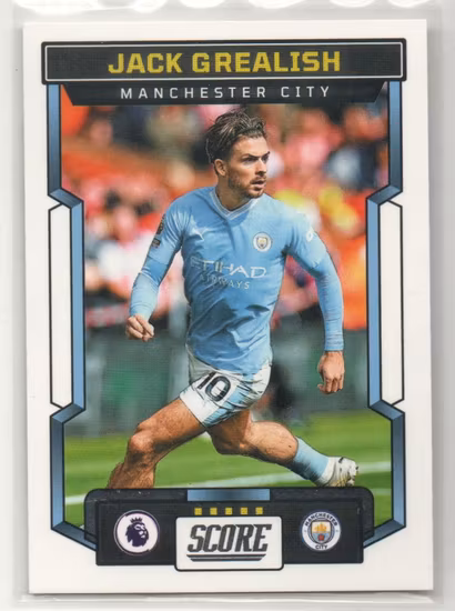 2023-24 Score Premier League #130 Jack Grealish (5-BB10-SOCCERMANCHESTERCITY)
