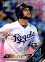 2016 Topps Chrome Pink Refractors #21 Alex Gordon (15-DD11-MLBROYALS)