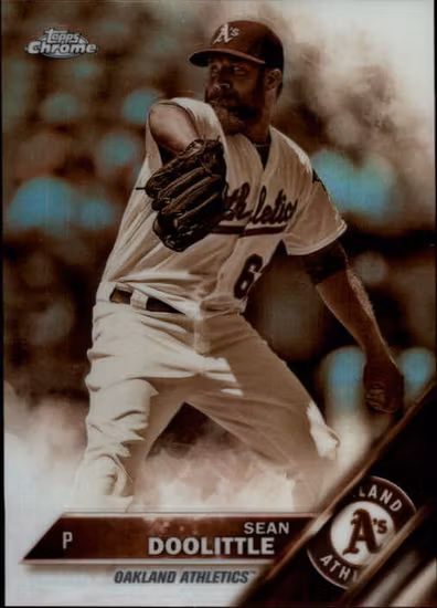 2016 Topps Chrome Sepia Refractors #112 Sean Doolittle (15-DD11-MLBATHLETICS)